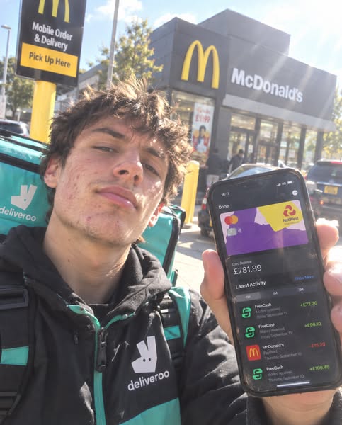 They give £8 bonus after downloading