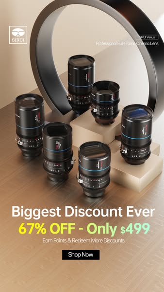 SIRUI Venus – Historic Low Price!
