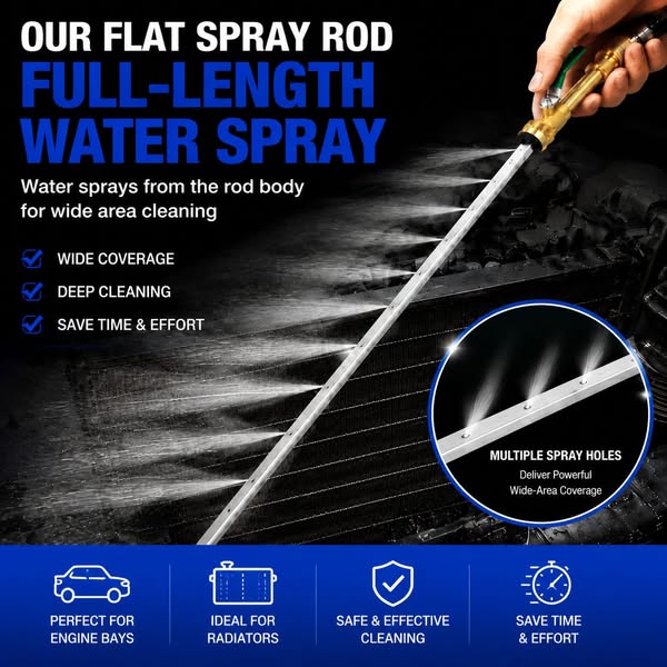 60cm Car Radiator Dust Cleaning Wand Tool-3
