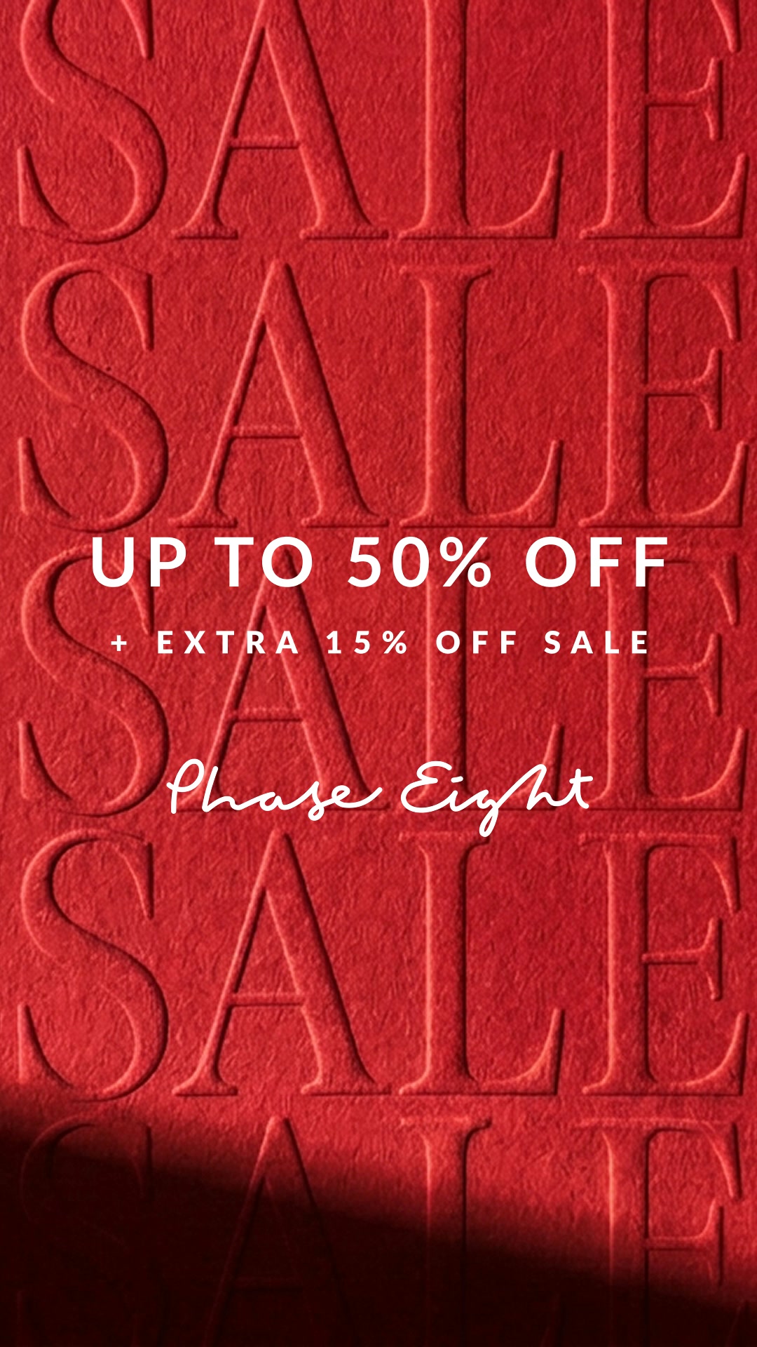 EXTRA 15% OFF SALE