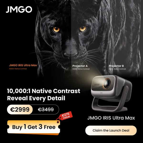 World-First 4K UHD Projector — JMGO IRIS Series