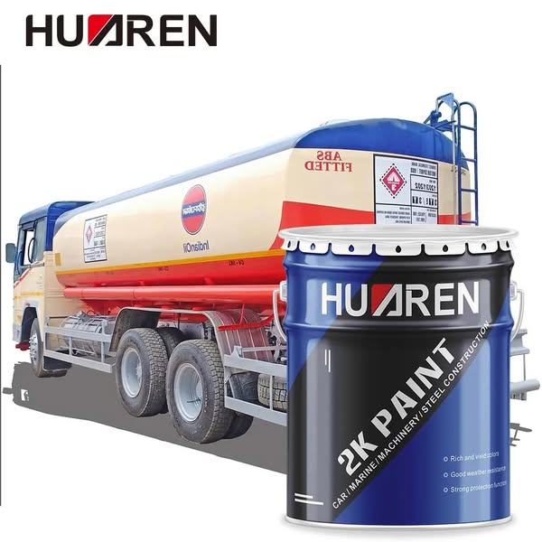 Huaren Scratch Resistant Matte Finish 2K Acrylic Water Based Polyurethane Car Paint