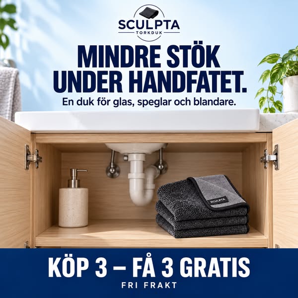 Få upp till 3 torkdukar gratis idag!