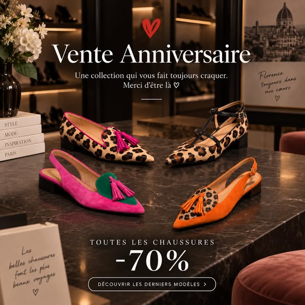 Toutes les chaussures à -70 %