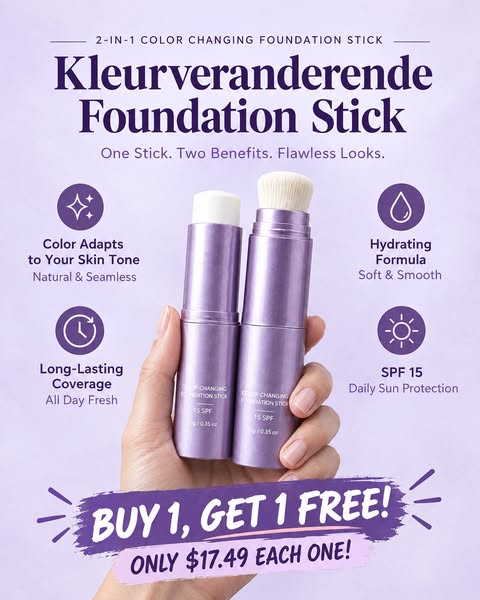 Color Changing Foundation Stick