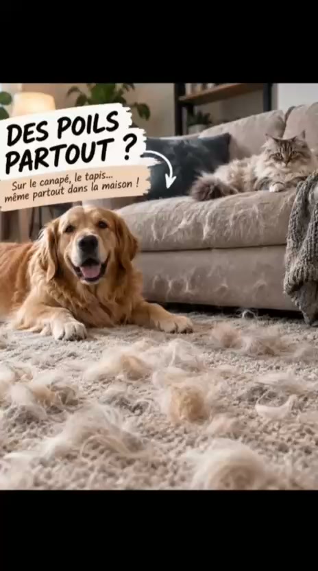 Moins de poils, plus de câlins