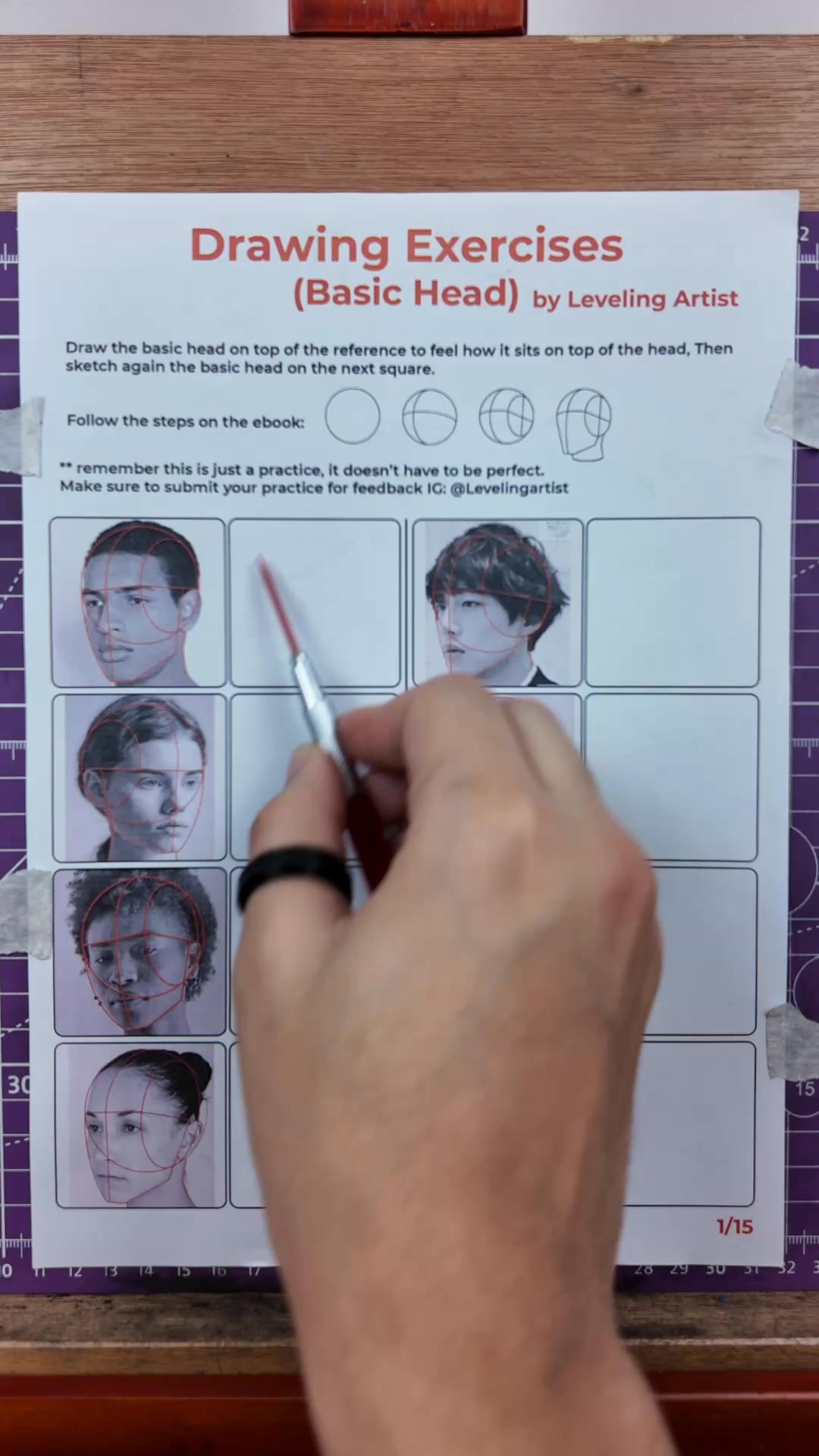 Portrait drawing is not talent. It's a method.