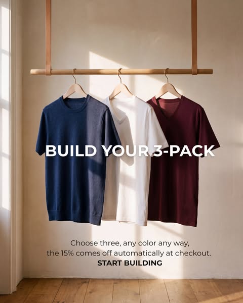 Build Your Merino Trio and Save 15%