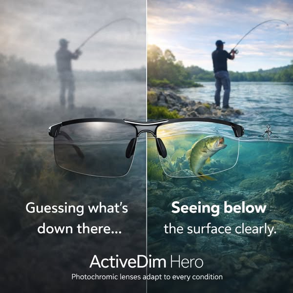 Polarized Fishing Glasses That Adapt to Changing Light
