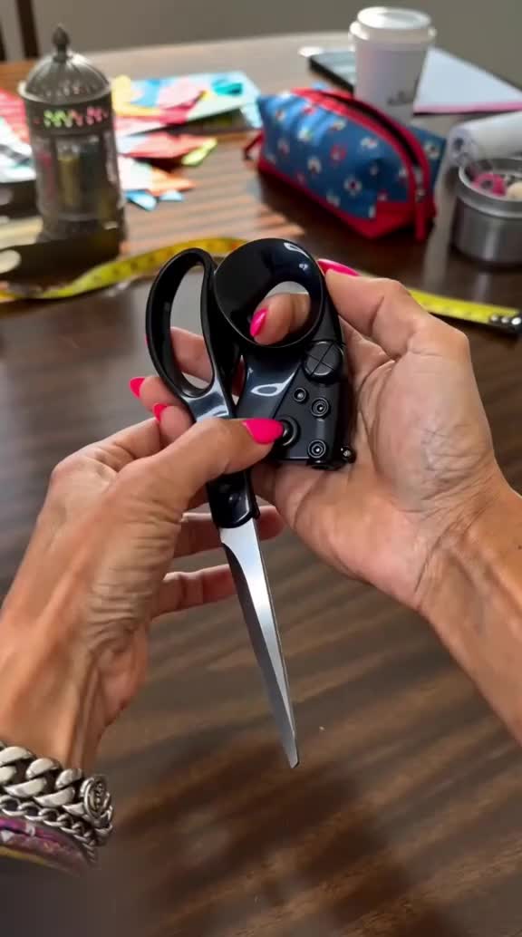 Infrared Laser Guided Scissors