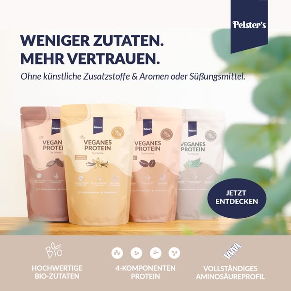 Veganes Proteinpulver – Natürlich. Bio. Bestens verträglich.