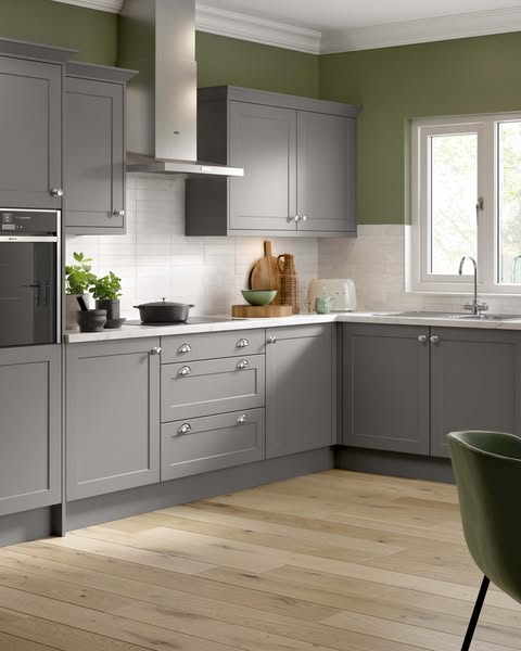 Standard Shaker UltraMatt Dust Grey Flatpack Kitchen | Kitchen Kit