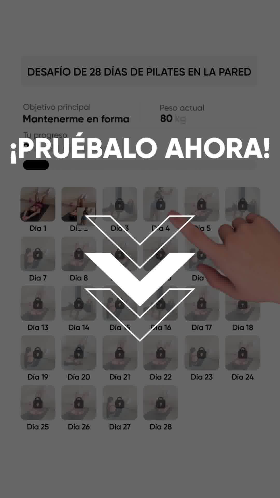 Entrenador personal 24/7 en la aplicación