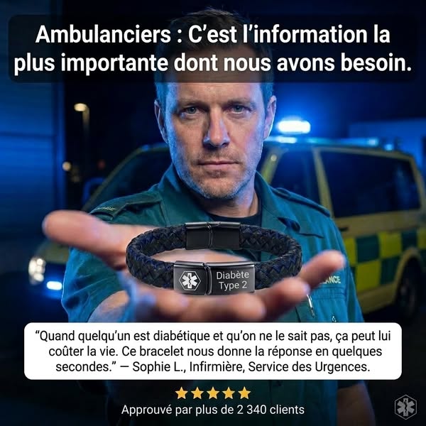 Une seconde peut tout changer. Ce bracelet aussi.