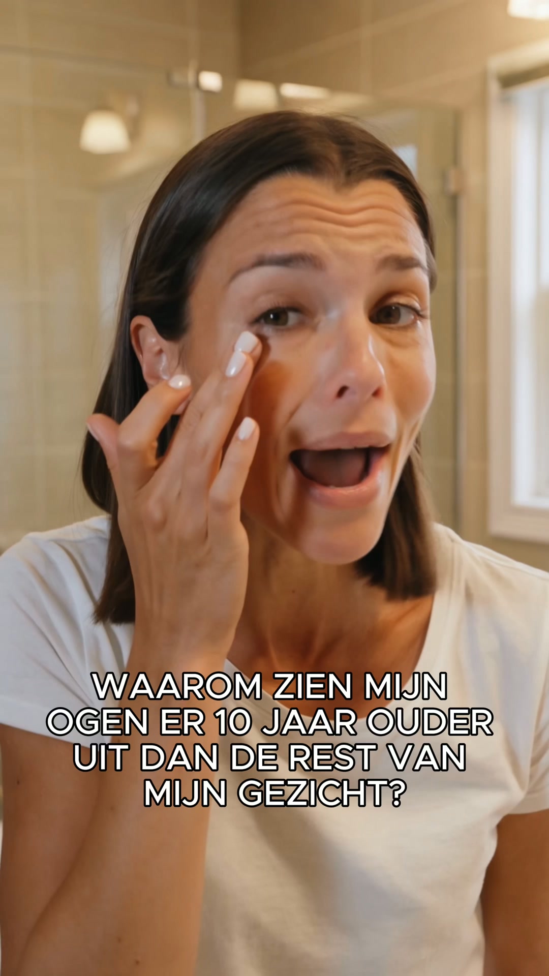 Na 10 minuten waren mijn wallen weg