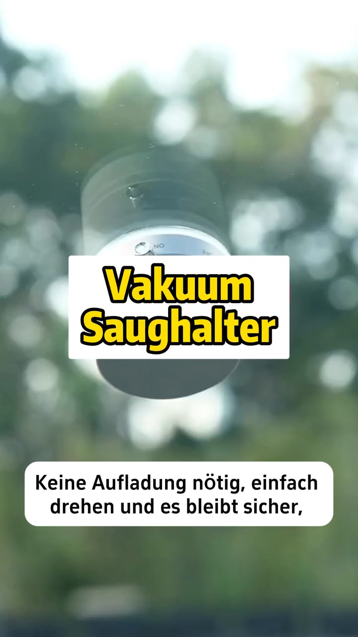 Faltbarer tragbarer magnetischer Vakuum-Handyhalter