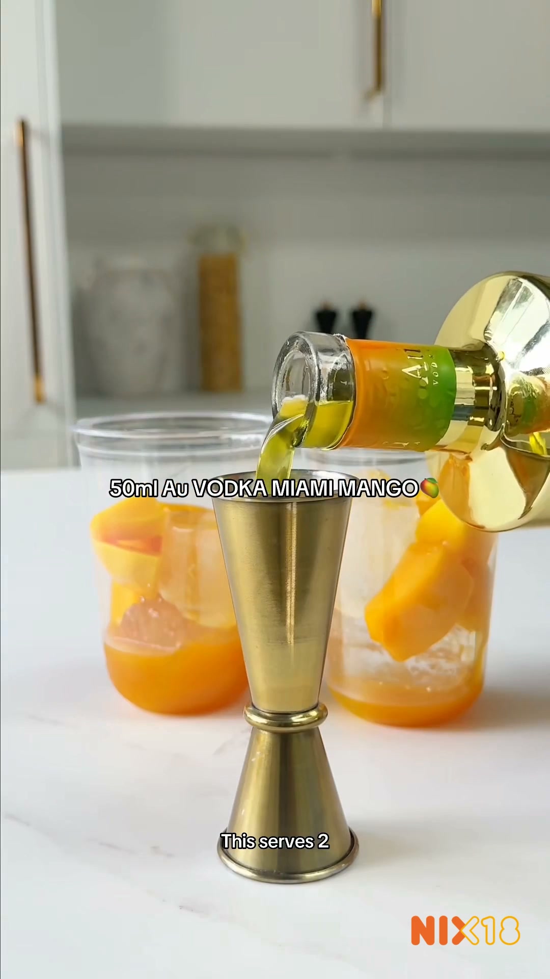 Au Vodka Miami Mango