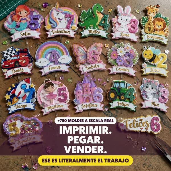 Imprimes al Tamaño Exacto | Las Capas Encajan Siempre