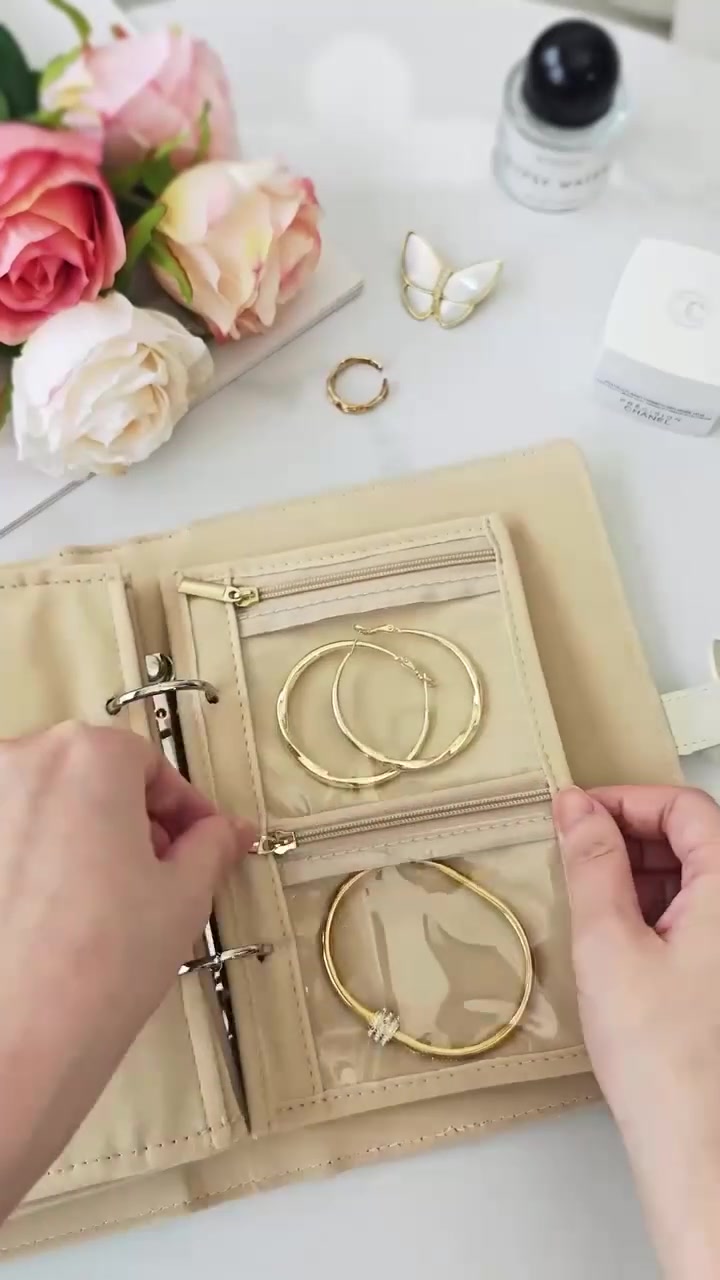 Travel Jewelry Notebook