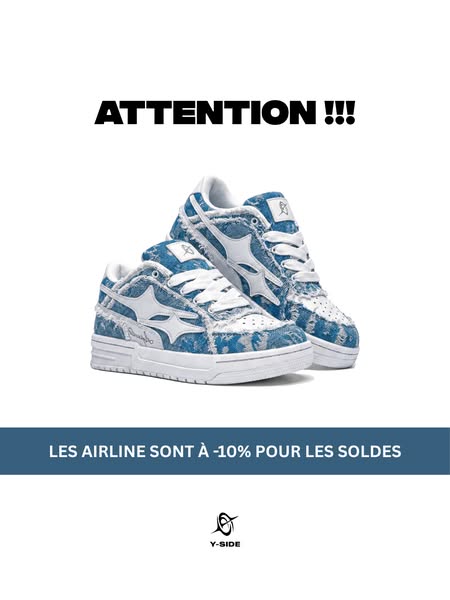 "AIRLINE" Sky Blue