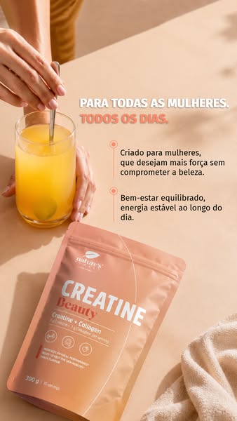 Isto não é creatina para o teu namorado.