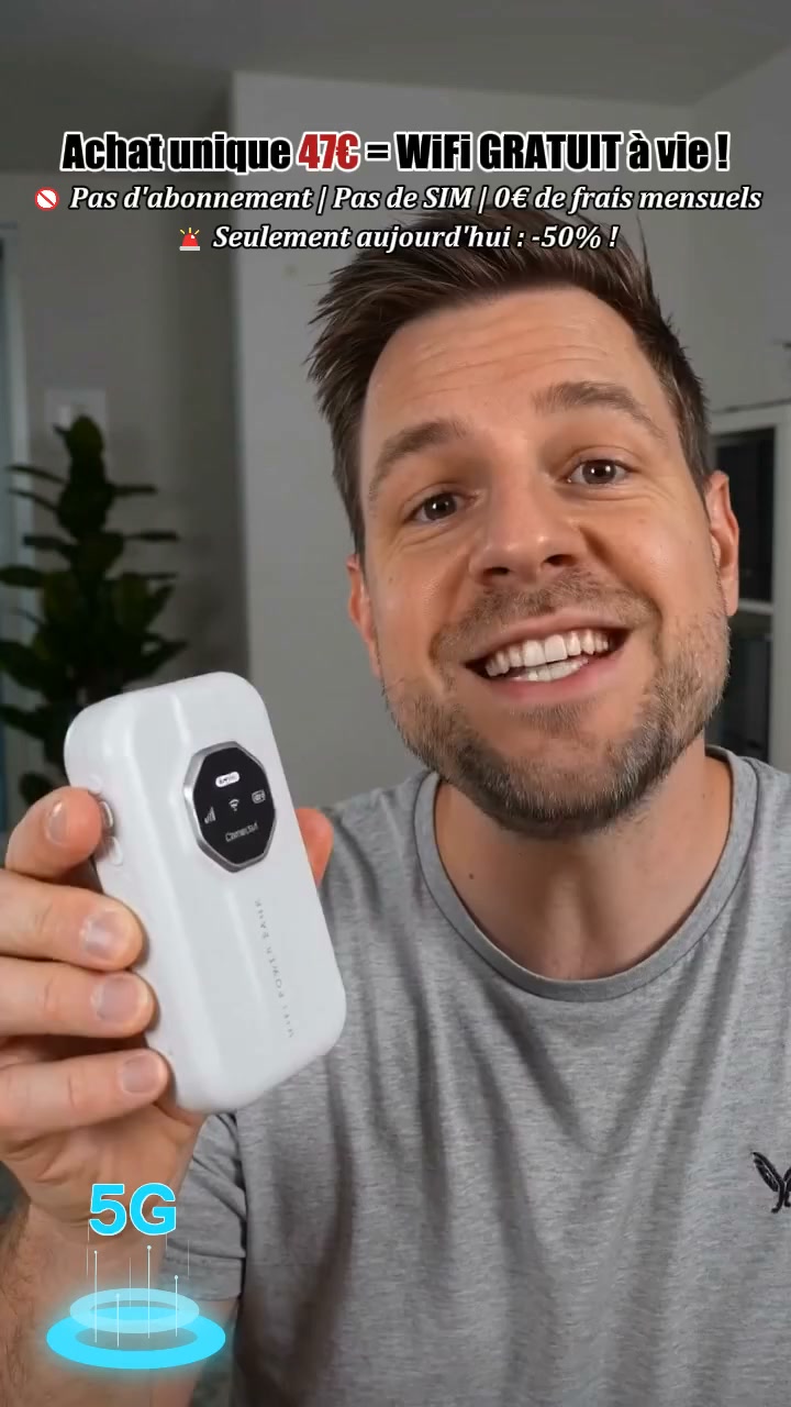 [Connectivité de niveau satellite] WiFi portable sans frontières