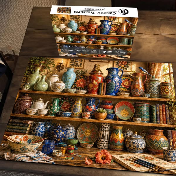 Ceramic Treasures Jigsaw Puzzle 1000 Pieces