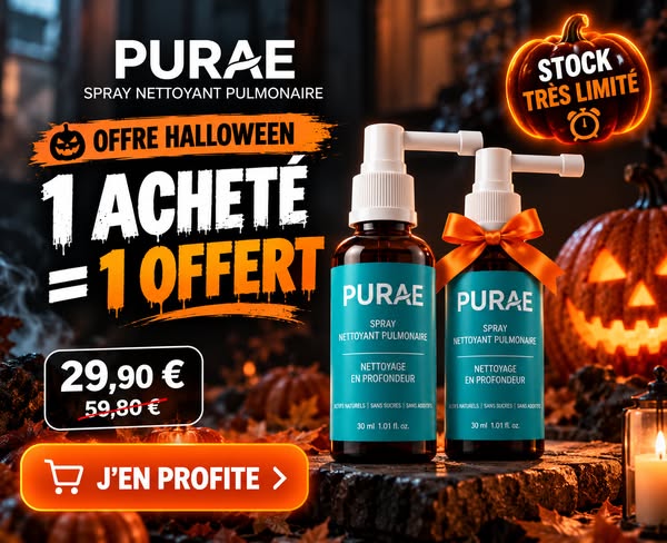 Offre spéciale Halloween PURAE — 1 acheté = 1 offert