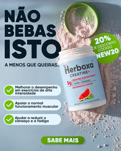 Ainda achas que a creatina é só para bodybuilders?