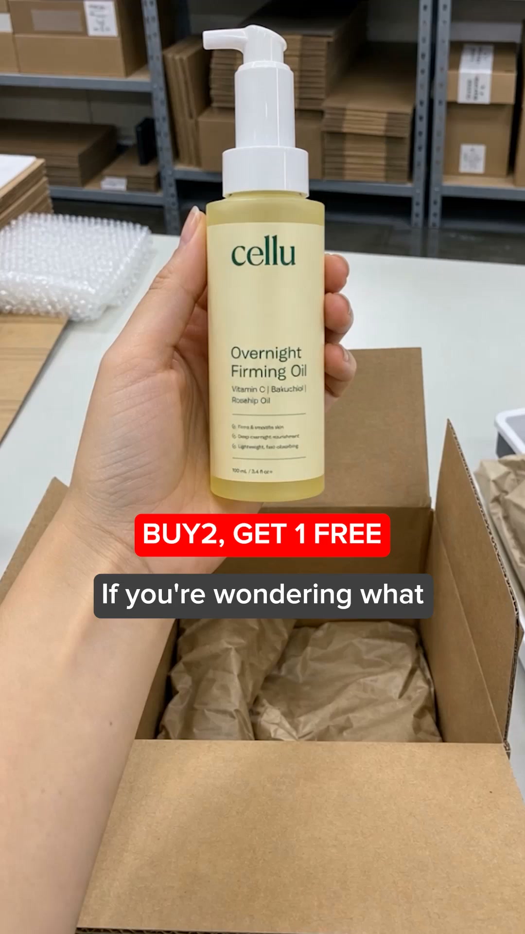 FINAL 200 BOTTLES. Overnight Firming Oil is almost sold out