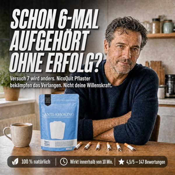 Aufhören nicht geklappt? Neuer „Pflaster“-Typ immer beliebter