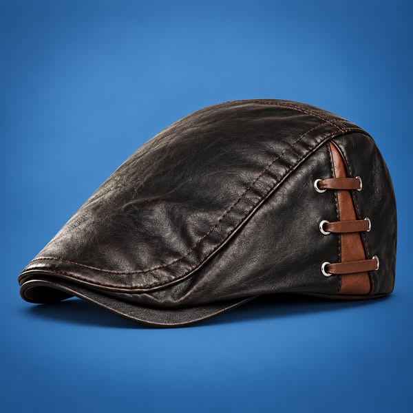 Brooklyn Leather Cap