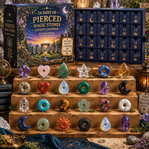 CHRISTMAS KICKOFF 49% OFF - 2026 Days of Pierced Magic Stones Blind Bo