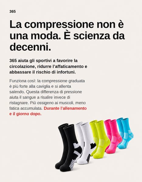 Più ossigeno ai muscoli. Meno fatica. Recupero più rapido.