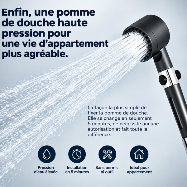 Votre douche mérite mieux que du calcaire et du chlore