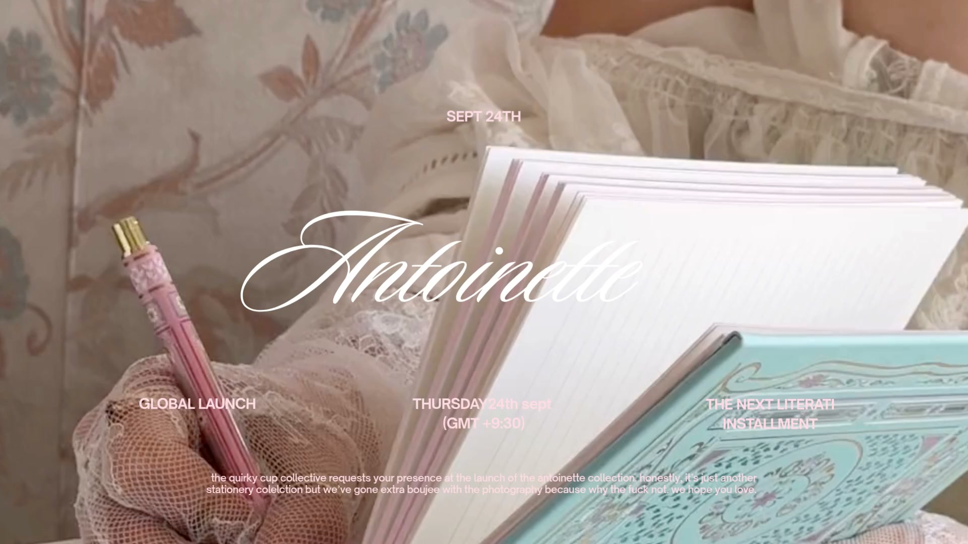 Antoinette Launches Tomorrow