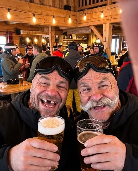 De grap van de skivakantie