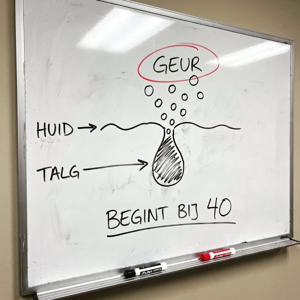Ze doucht twee keer per dag. Toch vraagt ze ons waarom die geur terugkomt.