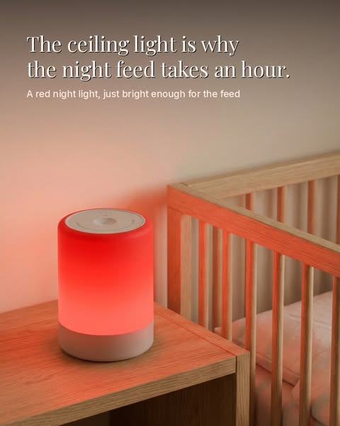 Enough light to see. Not enough to wake the house.