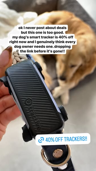 Finally! 40% off Smart Dog Trackers.
