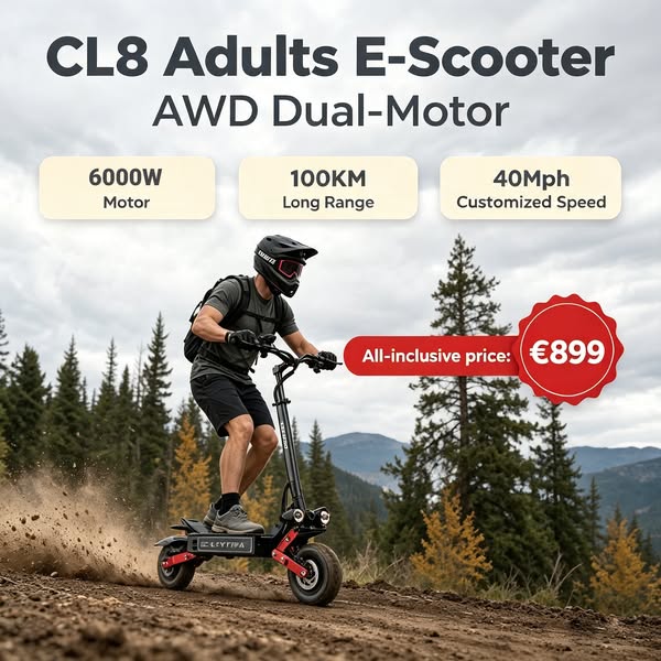 Meet CL8: The Ultimate Power Scooter!