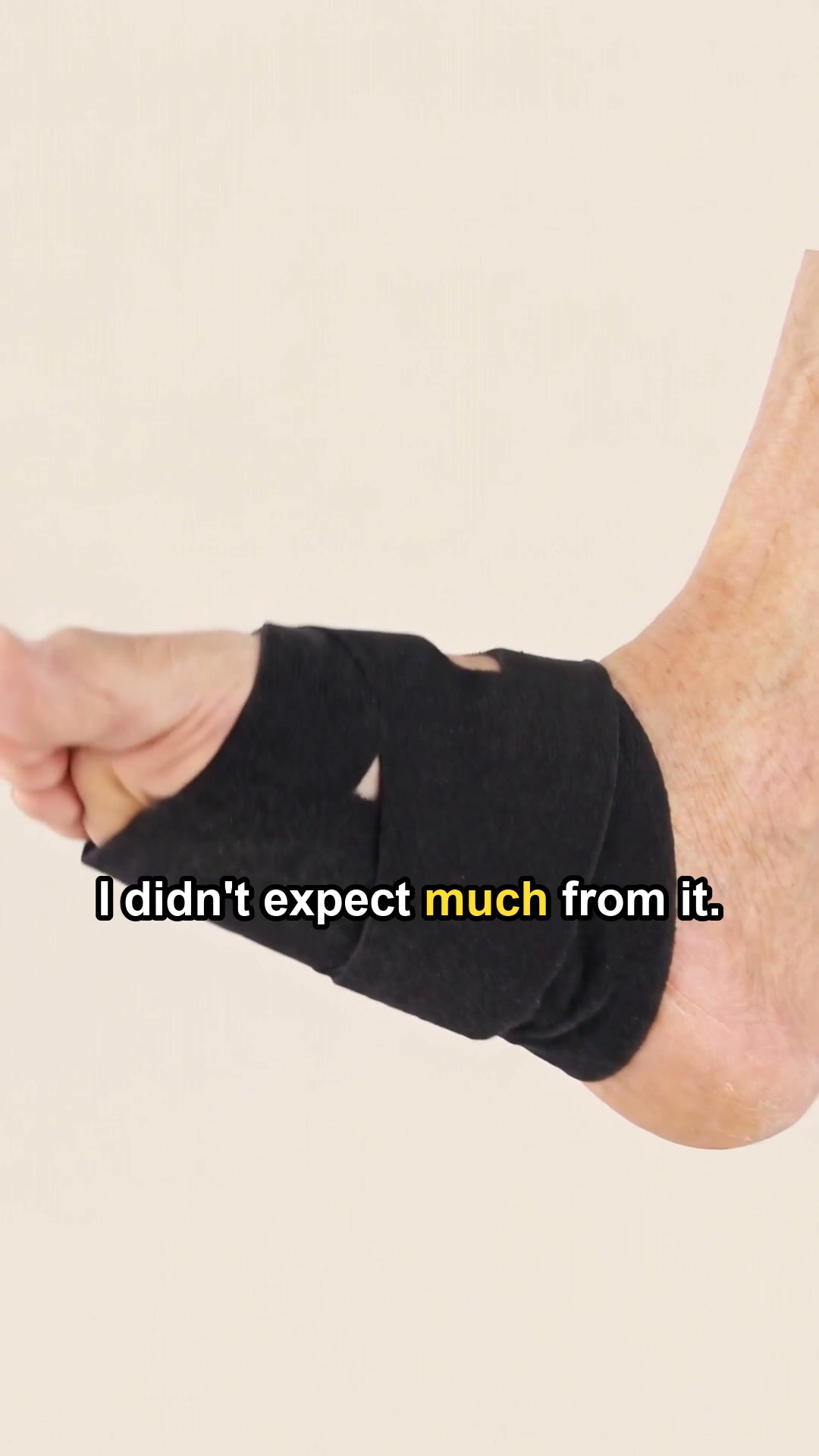 I didn't think a strap would either.