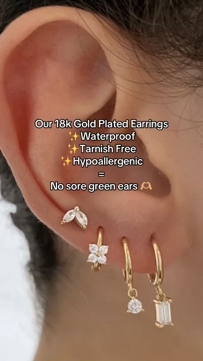 18k Gold Plated Earrings