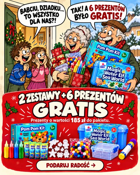 6 prezentów GRATIS + darmowa dostawa