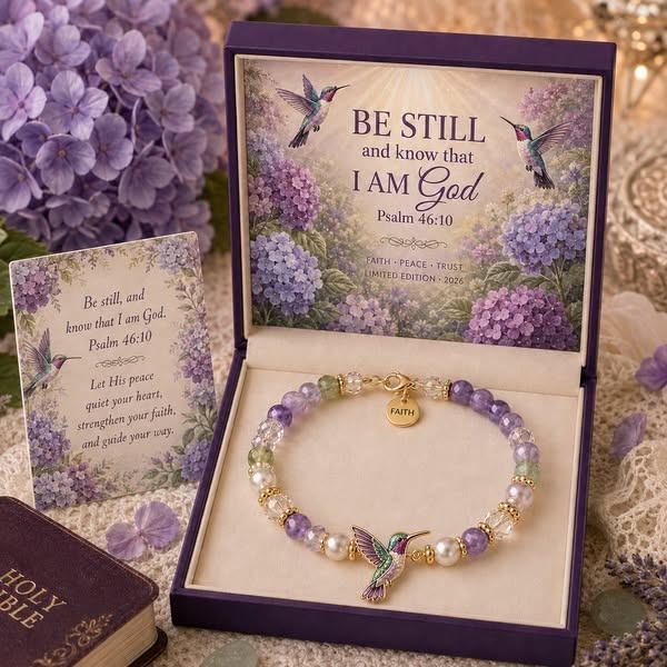 2026 Christmas Gift 49% OFF Psalm 46:10 Faith Bracelet | Limited Edit