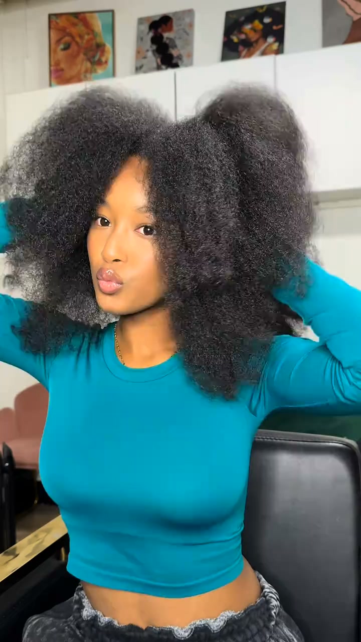 Burmese Curly Crochet Human Hair 20"