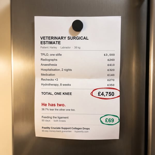 £3,000 Is The Surgery. £4,750 Is The Bill.