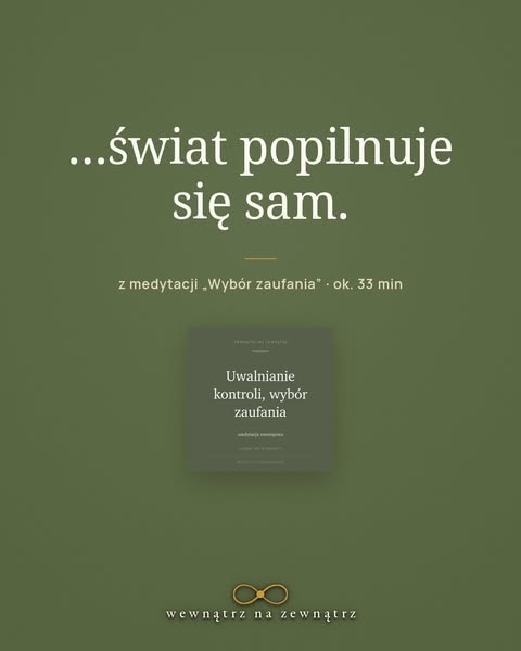 Świat popilnuje się sam