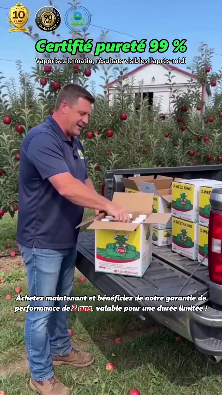 Éliminez toutes les mauvaises herbes