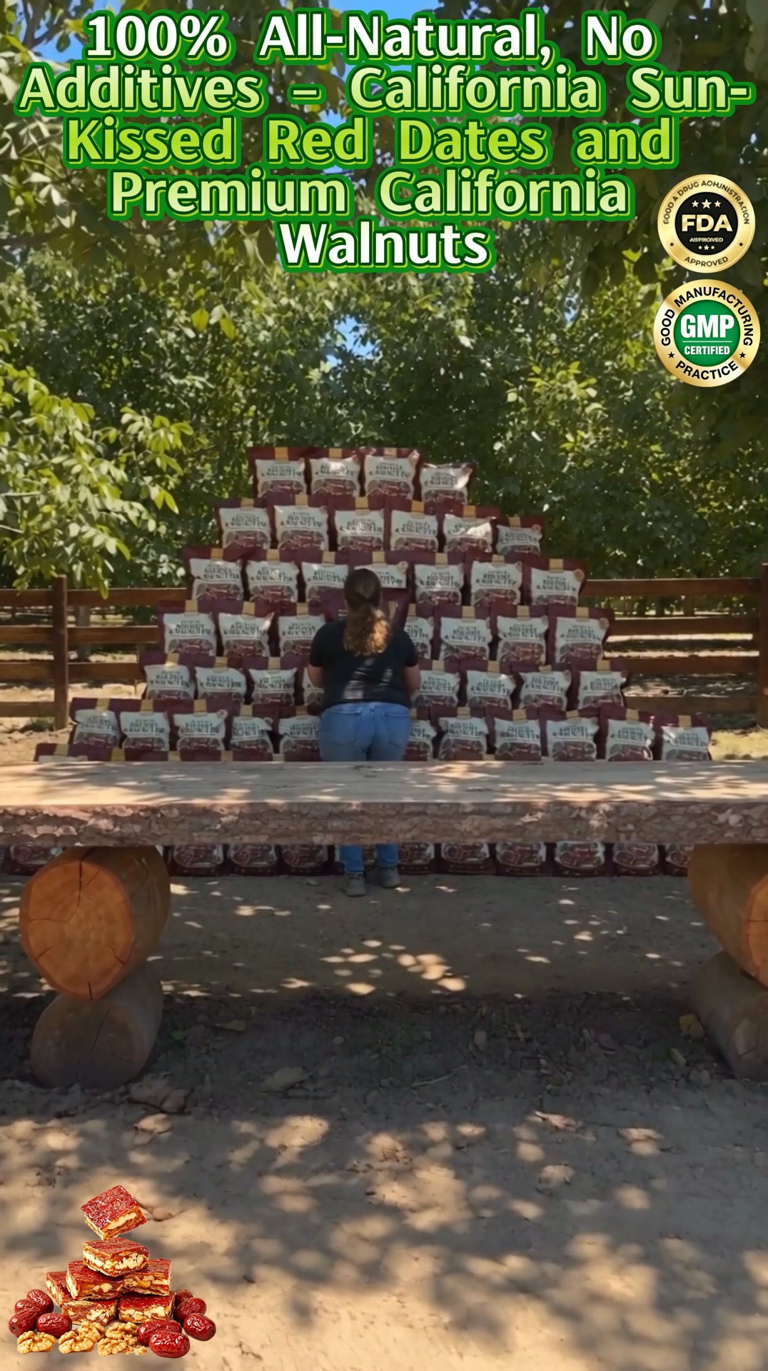 Real Dates + Premium Walnuts = A Better Snack